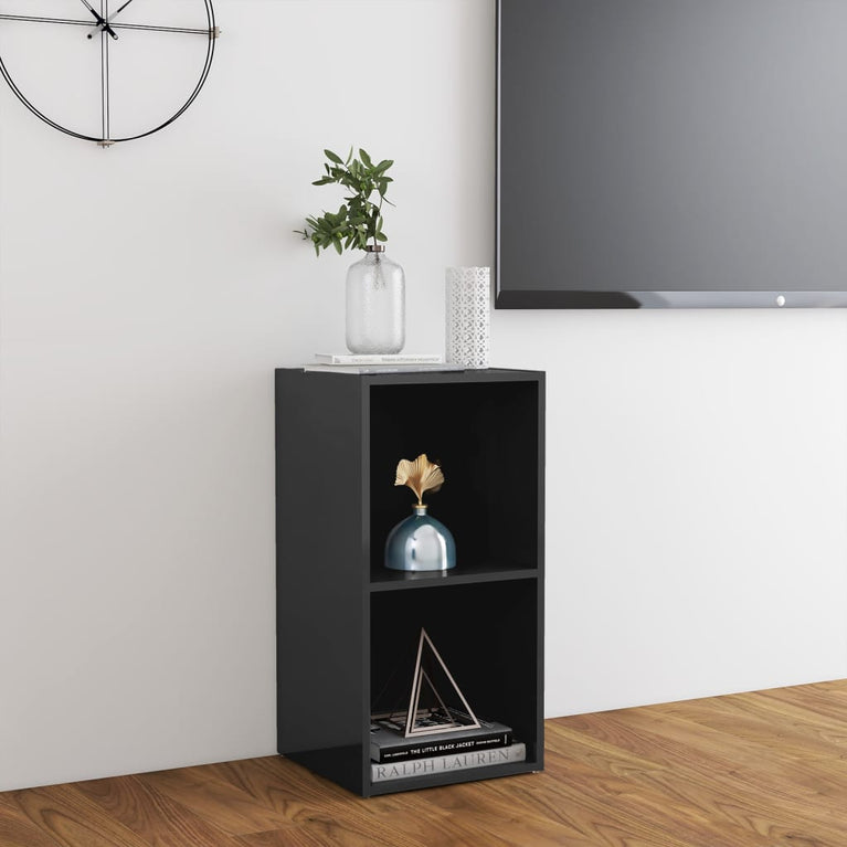 Tv-meubel 72x35x36,5 cm spaanplaat hoogglans grijs MeubelReus