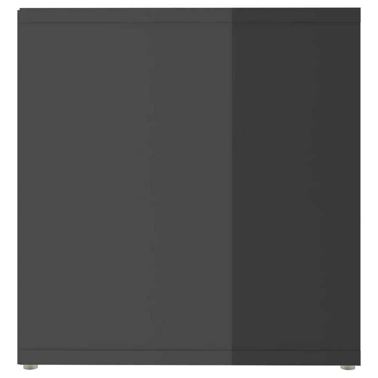 Tv-meubel 72x35x36,5 cm spaanplaat hoogglans grijs MeubelReus