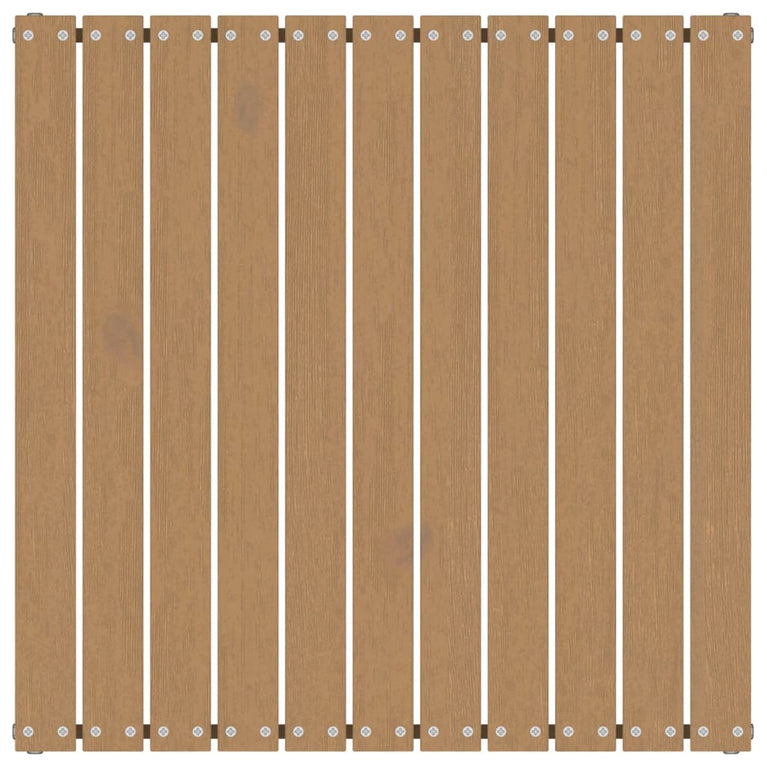 2-delige Loungeset met kussens grenenhout honingbruin MeubelReus