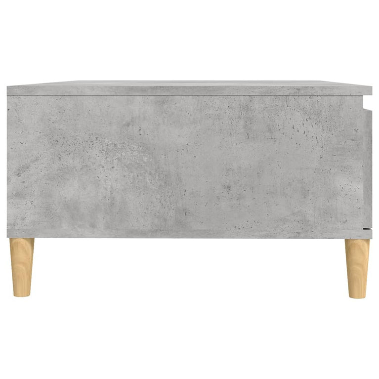Salontafel 90x60x35 cm spaanplaat betongrijs MeubelReus