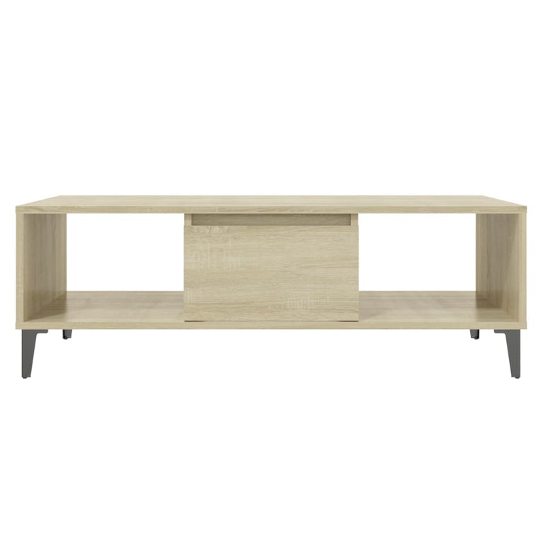 Salontafel 103,5x60x35 cm spaanplaat sonoma eikenkleurig MeubelReus