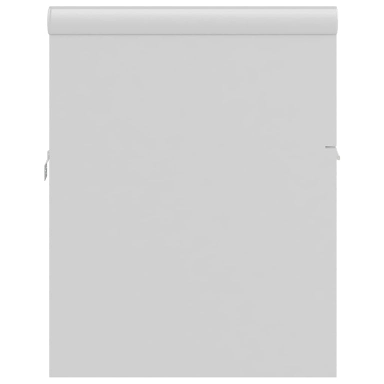 Wastafelkast met ingebouwde wastafel spaanplaat wit