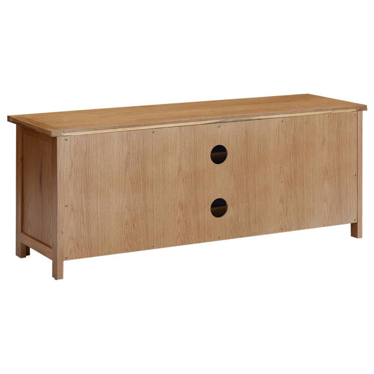 Tv-meubel 110x35x44 cm massief eikenhout MeubelReus