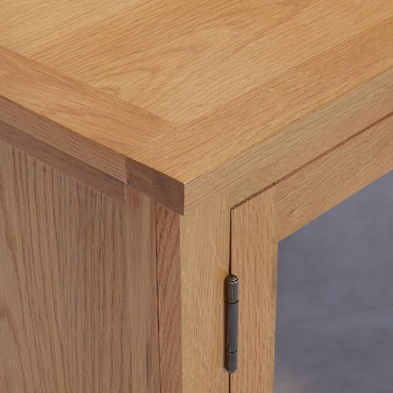 Tv-meubel 110x35x44 cm massief eikenhout MeubelReus