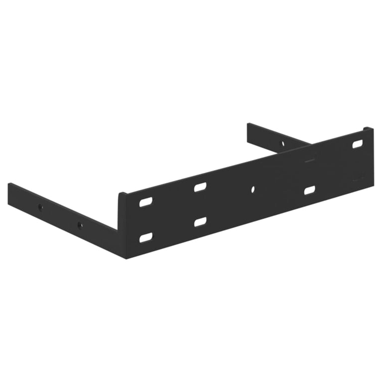 Wandschappen zwevend 4 st 23x23,5x3,8 cm MDF eikenkleurig wit MeubelReus