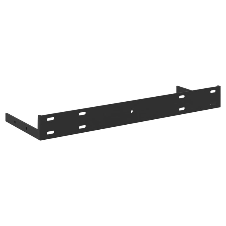 Wandschappen zwevend 4 st 40x23x3,8 cm MDF eikenkleurig en wit MeubelReus