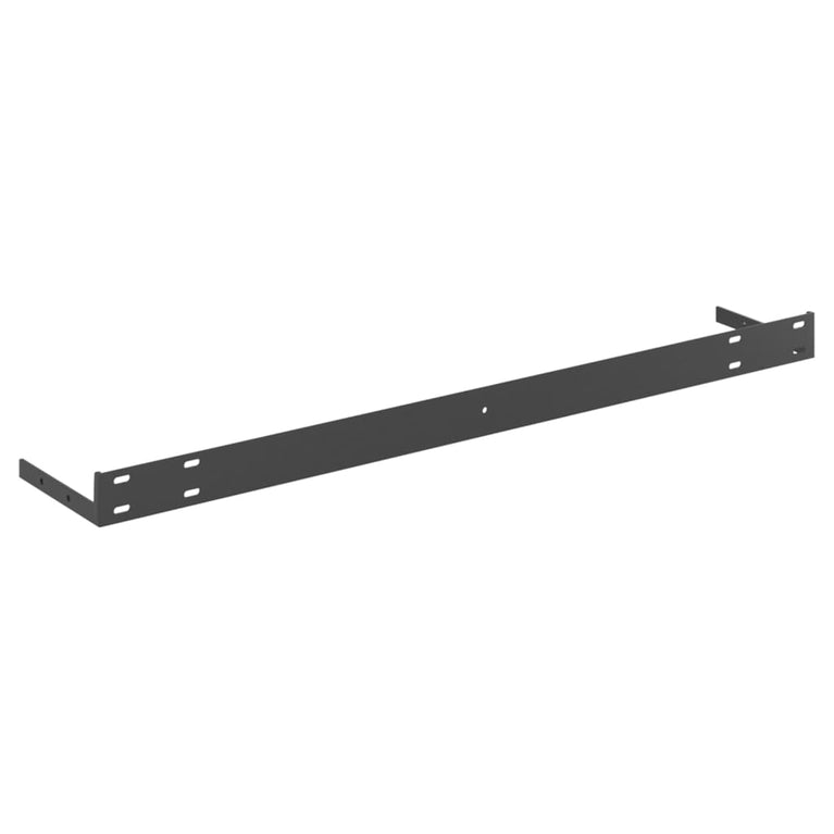Wandschappen zwevend 4 st 80x23,5x3,8 cm MDF eikenkleurig wit MeubelReus