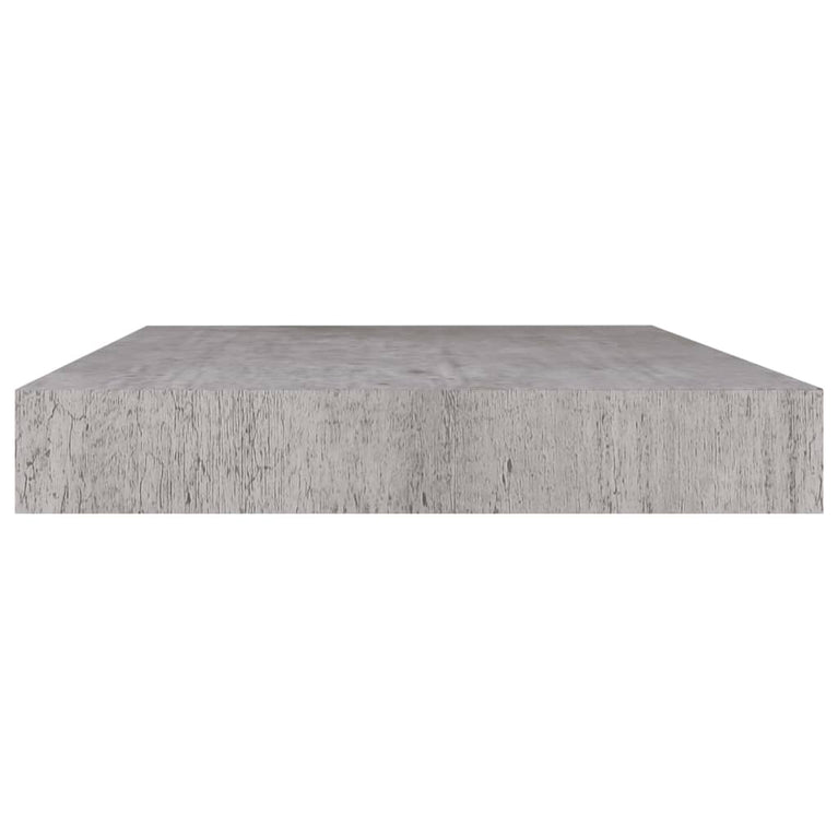 Wandschap zwevend 50x23x3,8 cm MDF betongrijs MeubelReus