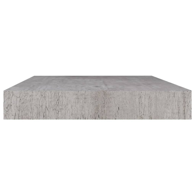 Wandschappen zwevend 4 st 50x23x3,8 cm MDF betongrijs MeubelReus