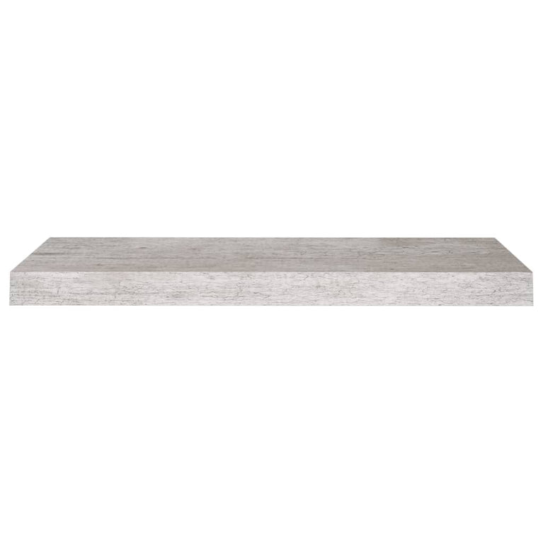 Wandschappen zwevend 4 st 60x23,5x3,8 cm MDF betongrijs MeubelReus
