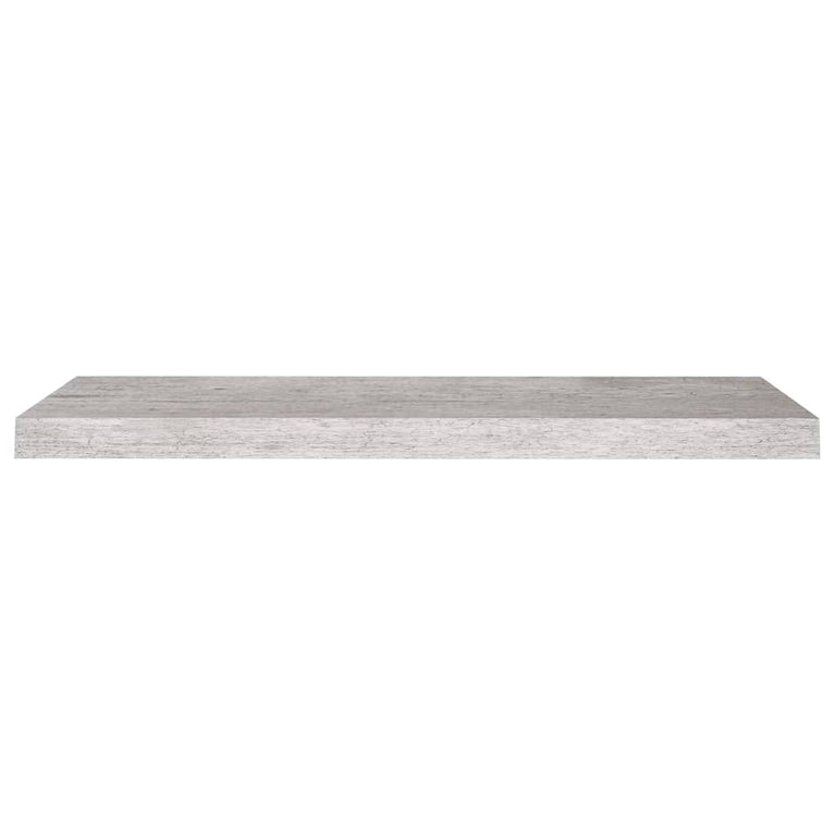 Wandschappen zwevend 4 st 80x23,5x3,8 cm MDF betongrijs MeubelReus