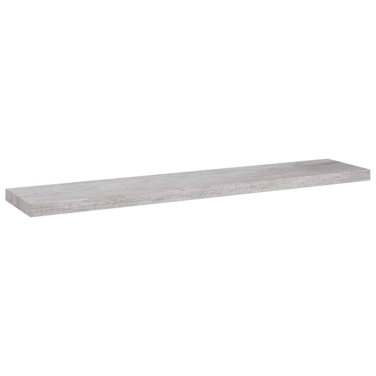Wandschappen zwevend 4 st 120x23,5x3,8 cm MDF betongrijs MeubelReus