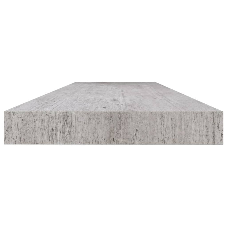 Wandschappen zwevend 4 st 120x23,5x3,8 cm MDF betongrijs MeubelReus