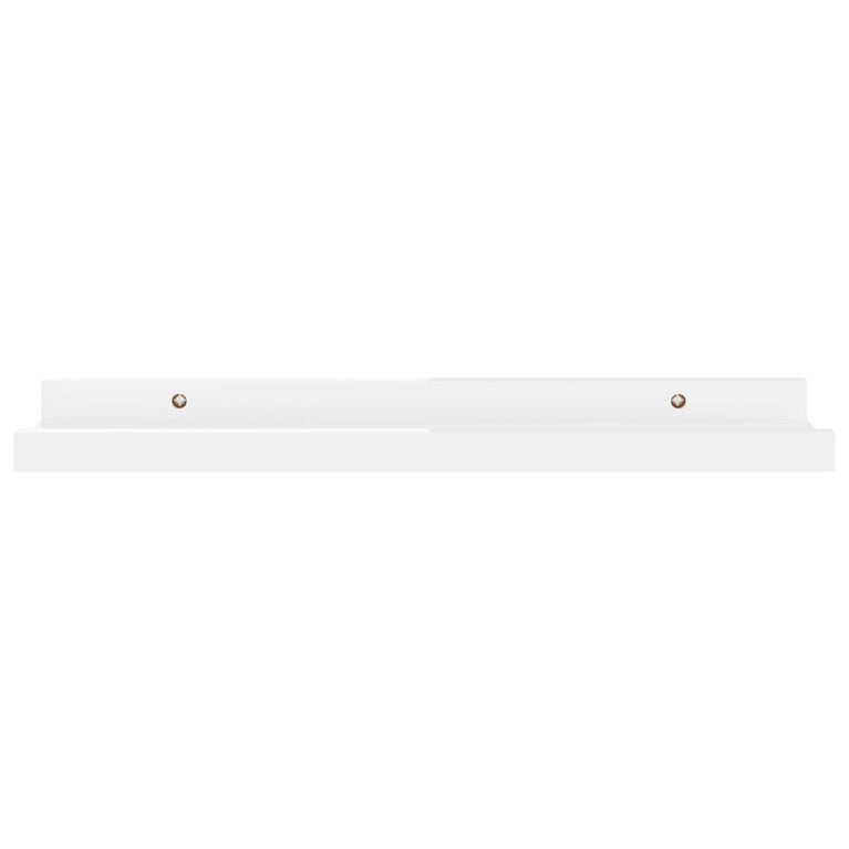Wandschappen 4 st 40x9x3 cm hoogglans wit MeubelReus