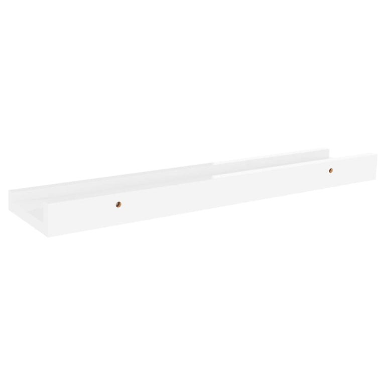 Wandschappen 4 st 40x9x3 cm hoogglans wit MeubelReus