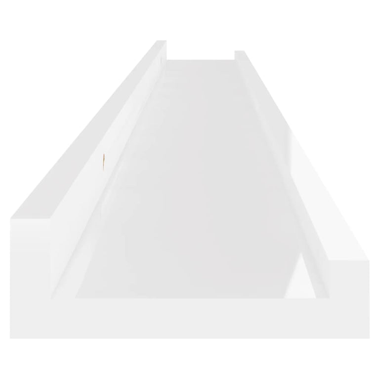 Wandschappen 4 st 100x9x3 cm hoogglans wit MeubelReus