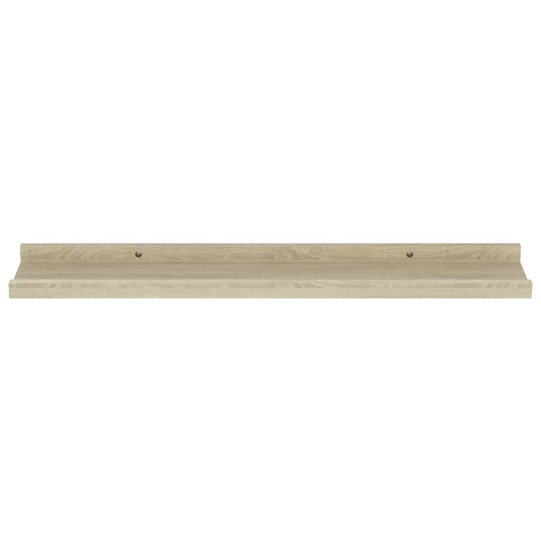 Wandschappen 4 st 60x9x3 cm sonoma eikenkleurig MeubelReus