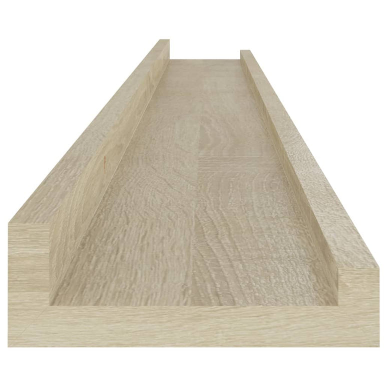Wandschappen 4 st 100x9x3 cm sonoma eikenkleurig MeubelReus