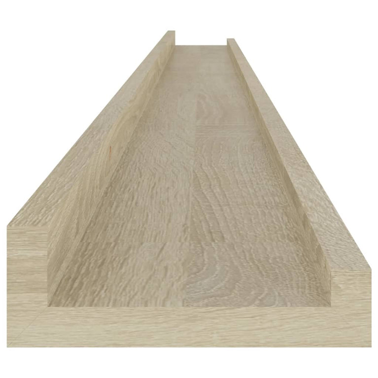 Wandschappen 4 st 115x9x3 cm sonoma eikenkleurig MeubelReus
