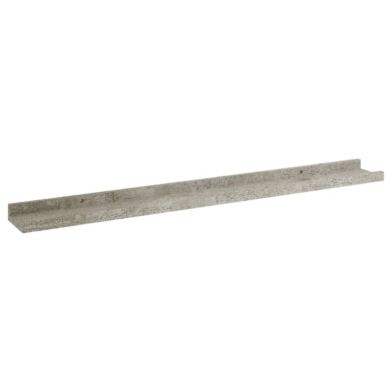 Wandschappen 4 st 80x9x3 cm betongrijs MeubelReus