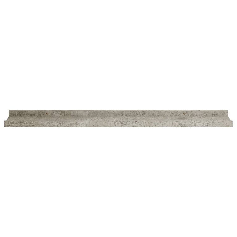 Wandschappen 4 st 80x9x3 cm betongrijs MeubelReus
