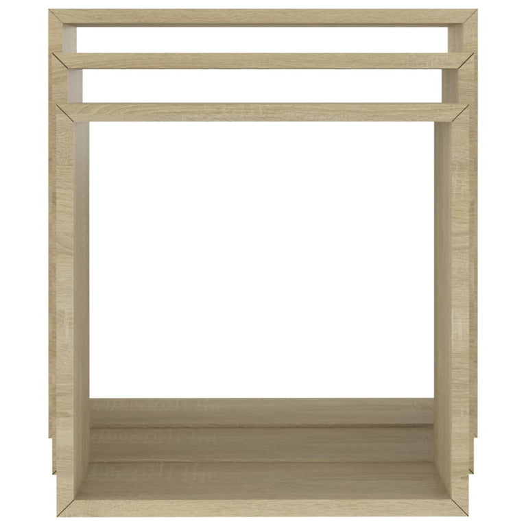 Wandschappen kubus 3 st sonoma eikenkleurig MeubelReus