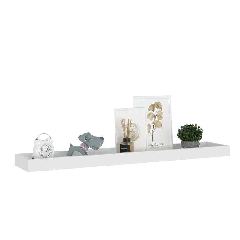 Wandschappen 4 st Loggia 80x15x4 cm MDF wit MeubelReus
