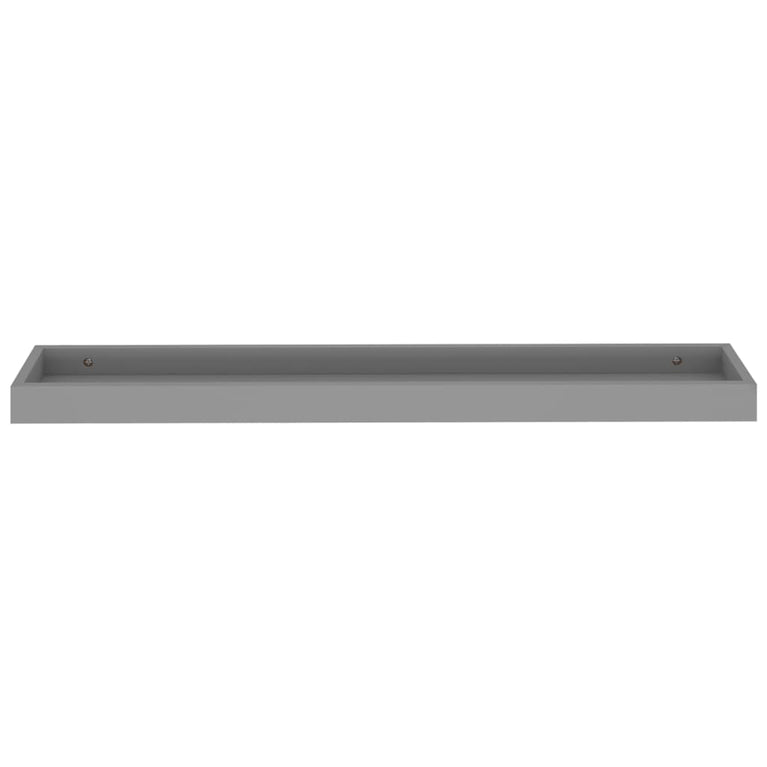 Wandschappen 2 st Loggia 80x15x4 cm MDF grijs MeubelReus