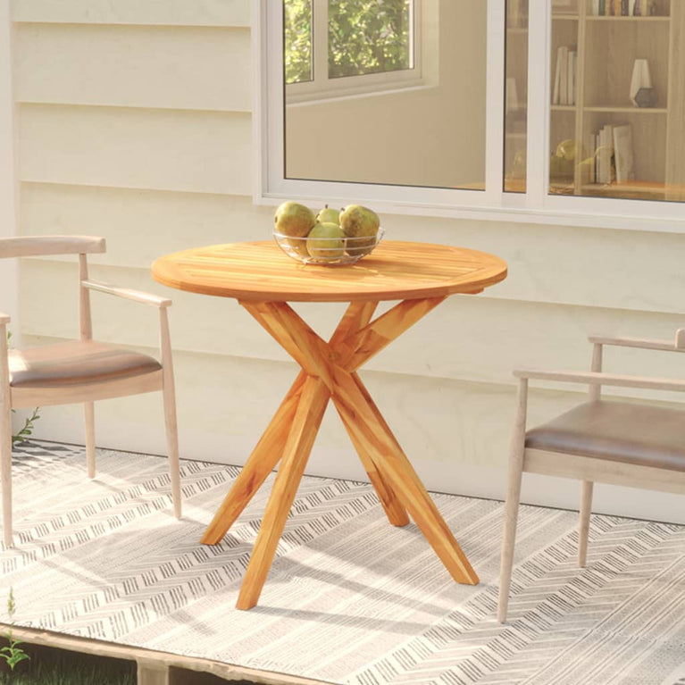 Tuintafel 85x85x75 cm massief acaciahout MeubelReus