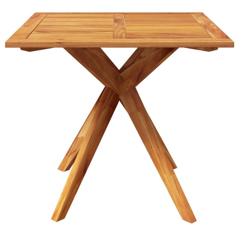 Tuintafel 85x85x75 cm massief acaciahout MeubelReus