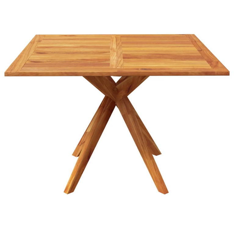 Tuintafel 110x110x75 cm massief acaciahout MeubelReus