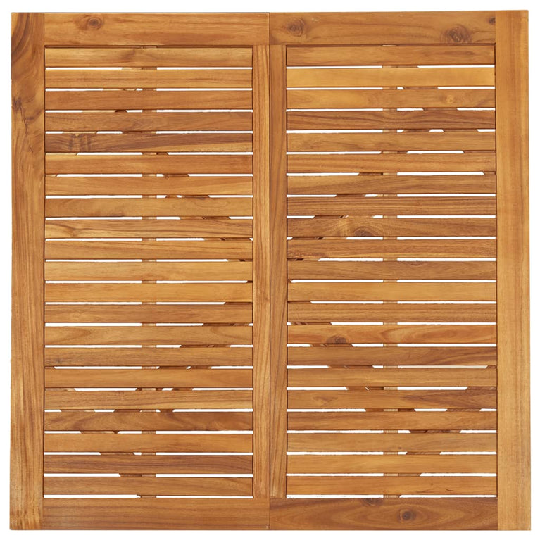 Tuintafel 110x110x75 cm massief acaciahout MeubelReus