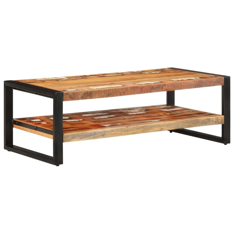 Salontafel 120x60x40 cm massief gerecycled hout MeubelReus