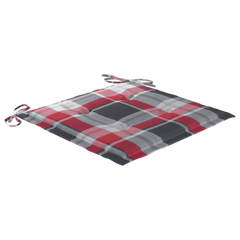 Tuinstoelen 4 st met kussens massief acaciahout MeubelReus