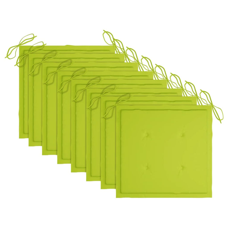 Tuinstoelen 8 st met kussens massief acaciahout MeubelReus