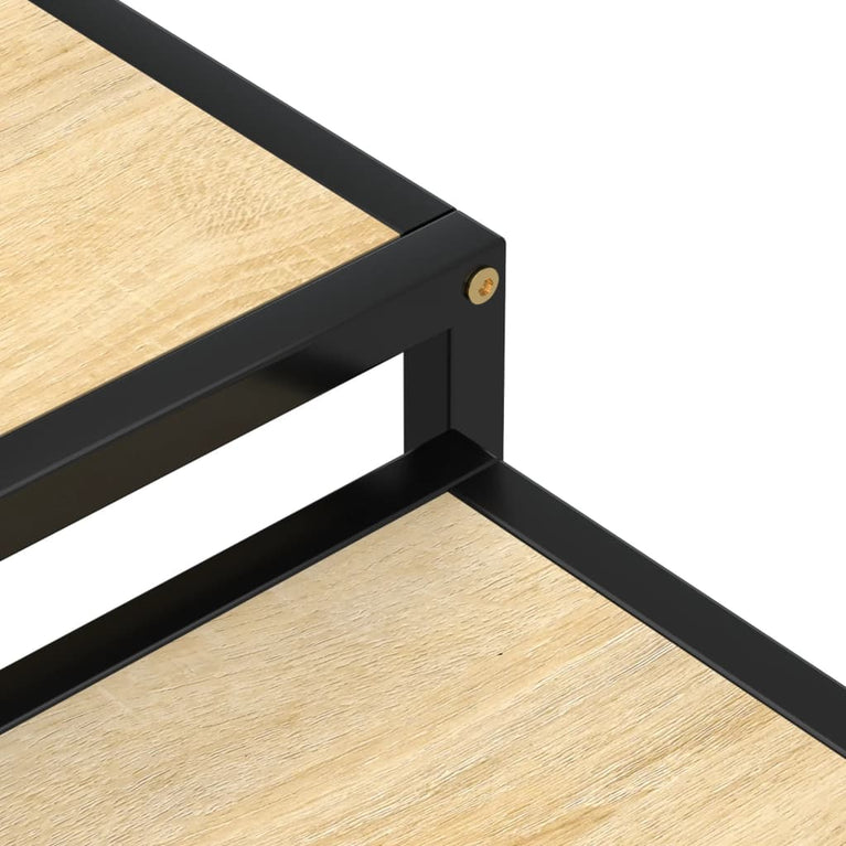 Salontafels 2 st MDF sonoma eikenkleurig MeubelReus