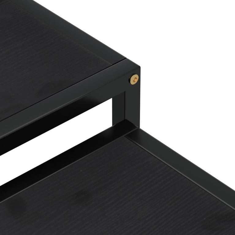 Salontafels 2 st MDF zwart MeubelReus