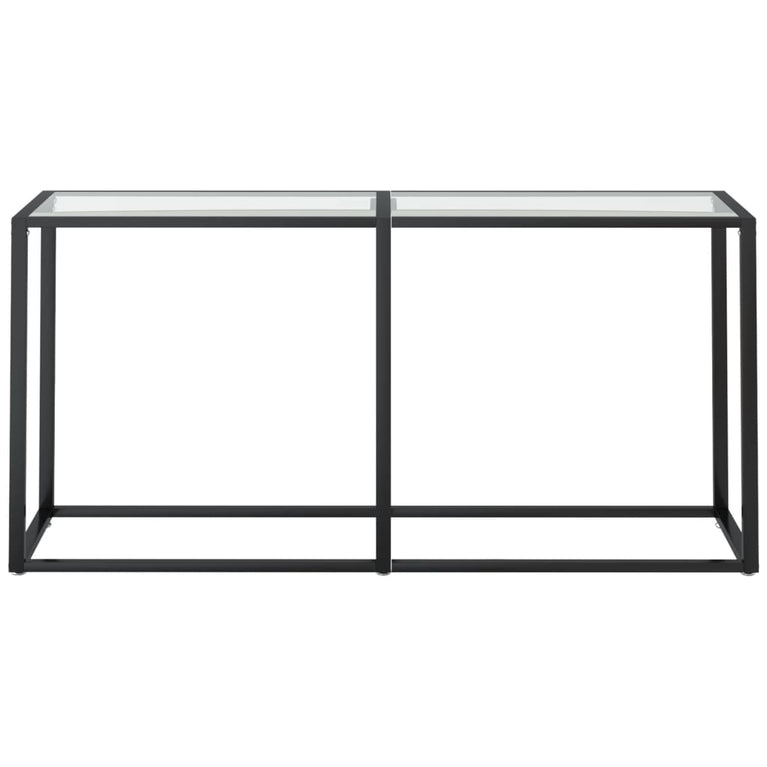 Wandtafel 160x35x75,5 cm gehard glas transparant MeubelReus