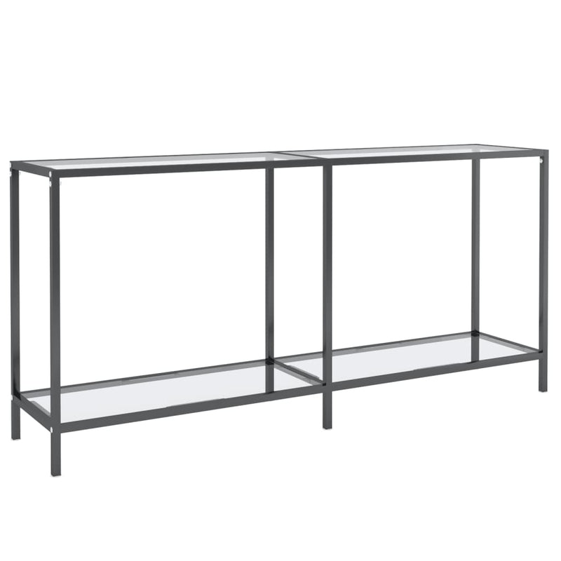 Wandtafel 160x35x75,5 cm gehard glas transparant MeubelReus