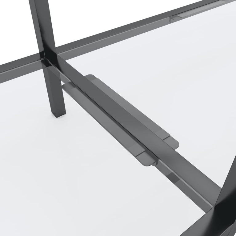 Wandtafel 160x35x75,5 cm gehard glas transparant MeubelReus