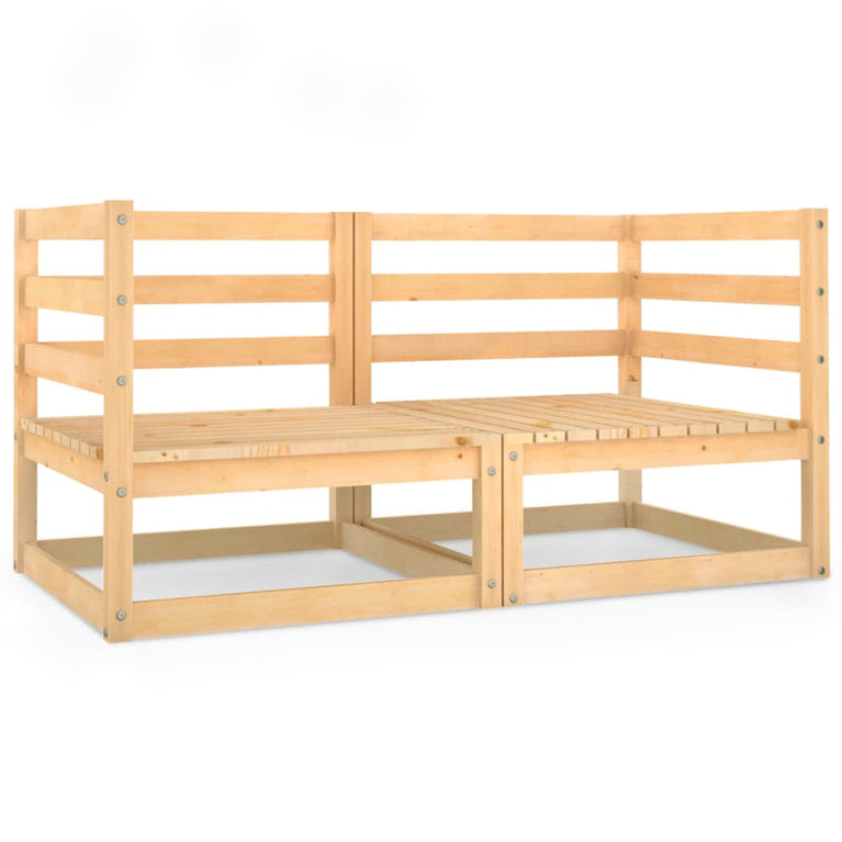 Tuinbank 2-zits massief grenenhout MeubelReus