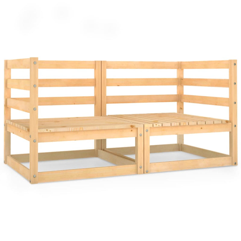 Tuinbank 2-zits massief grenenhout MeubelReus