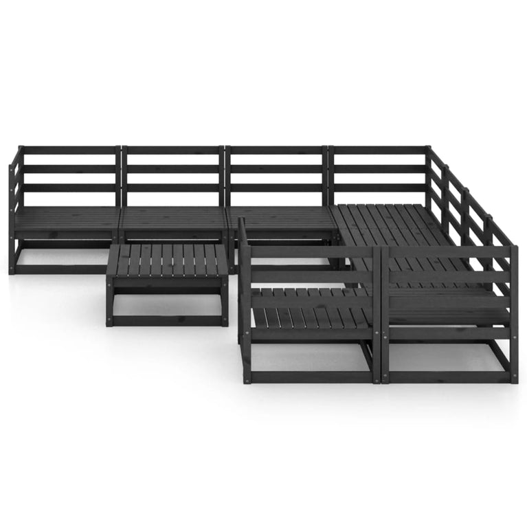 9-delige Loungeset massief grenenhout MeubelReus