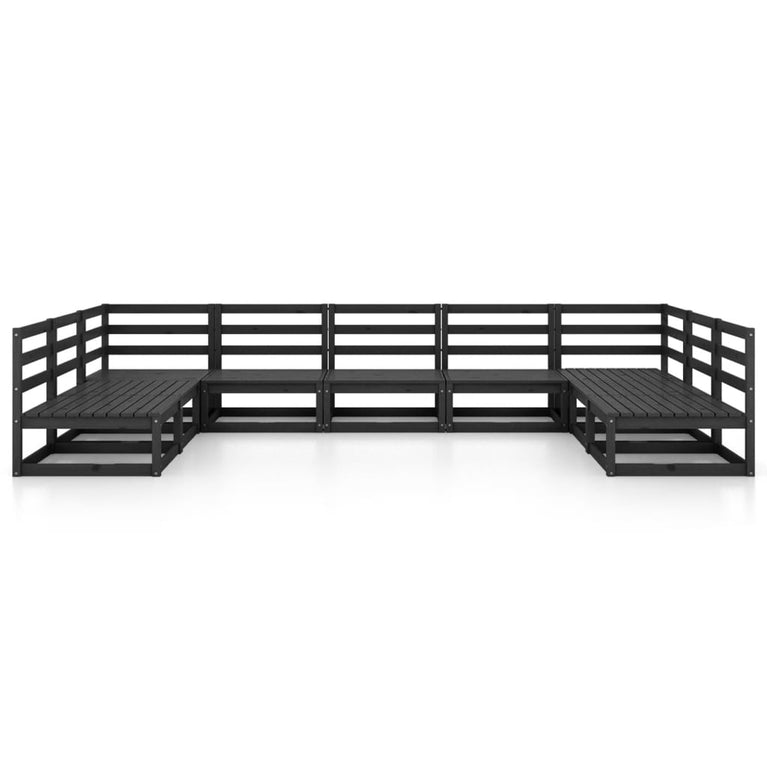 9-delige Loungeset massief grenenhout MeubelReus