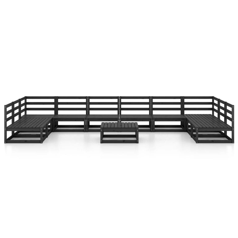 11-delige Loungeset massief grenenhout