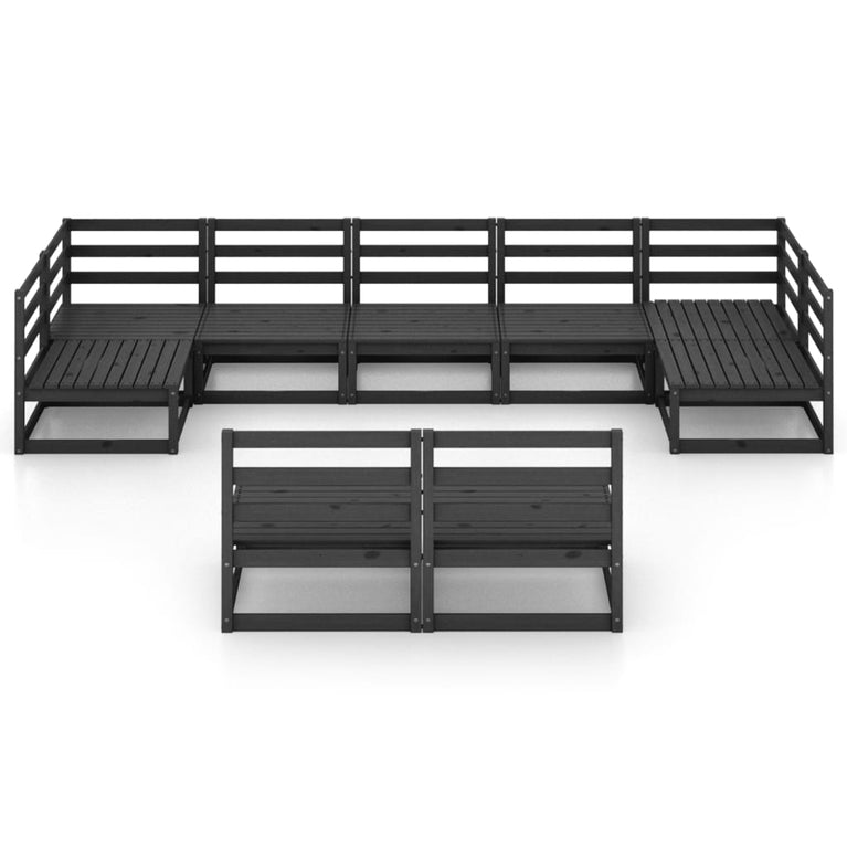 9-delige Loungeset massief grenenhout MeubelReus