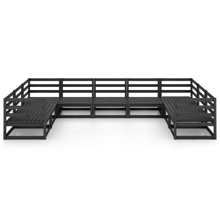 9-delige Loungeset massief grenenhout MeubelReus