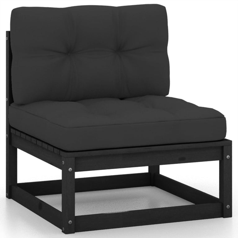 3-delige Loungeset met kussens massief grenenhout MeubelReus
