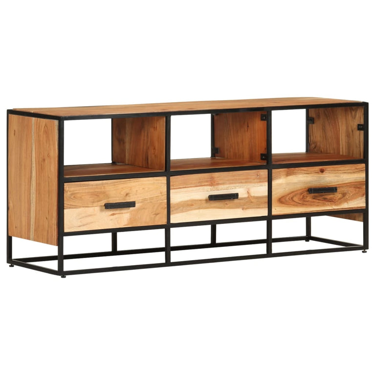 Tv-meubel 110x30x45 cm massief acaciahout MeubelReus