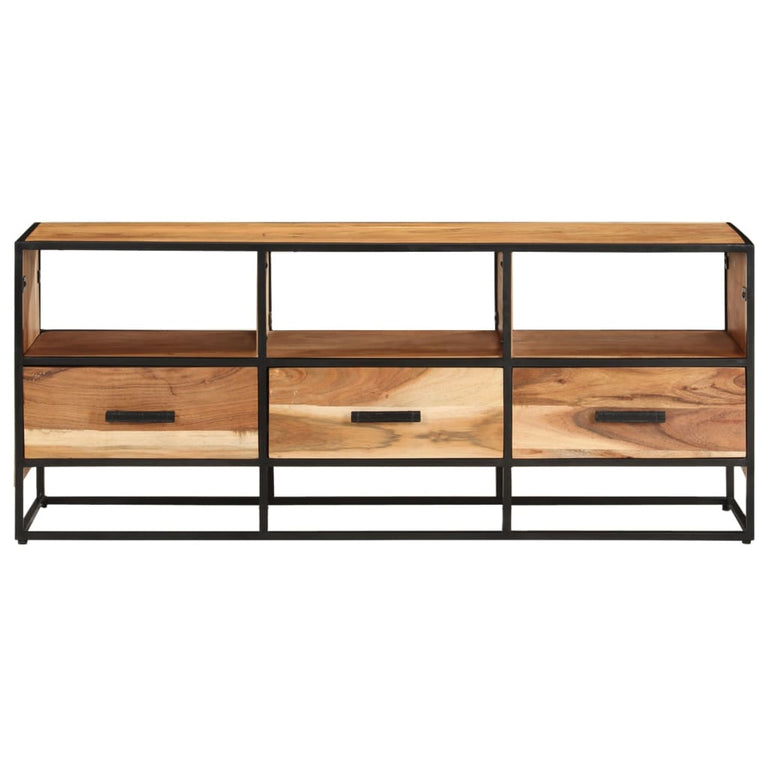 Tv-meubel 110x30x45 cm massief acaciahout MeubelReus